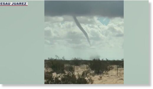 Funnel cloud in San Luis