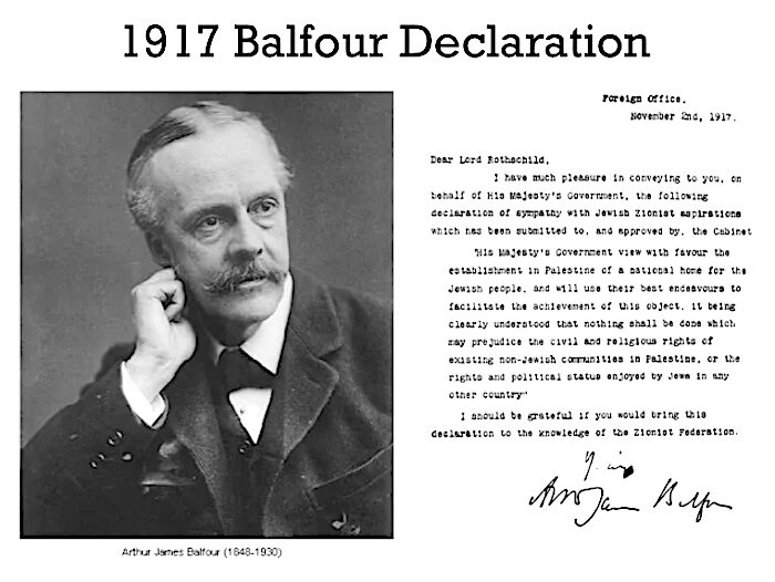 Click to enlarge Balfour declare