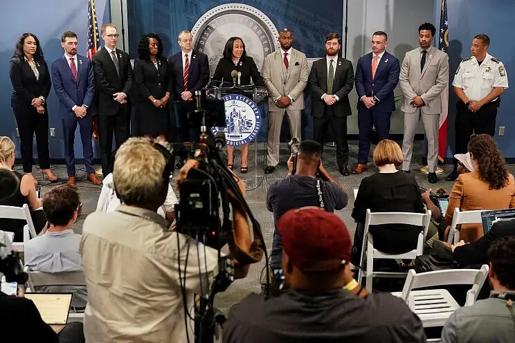 fani willis press conference trump indictment
