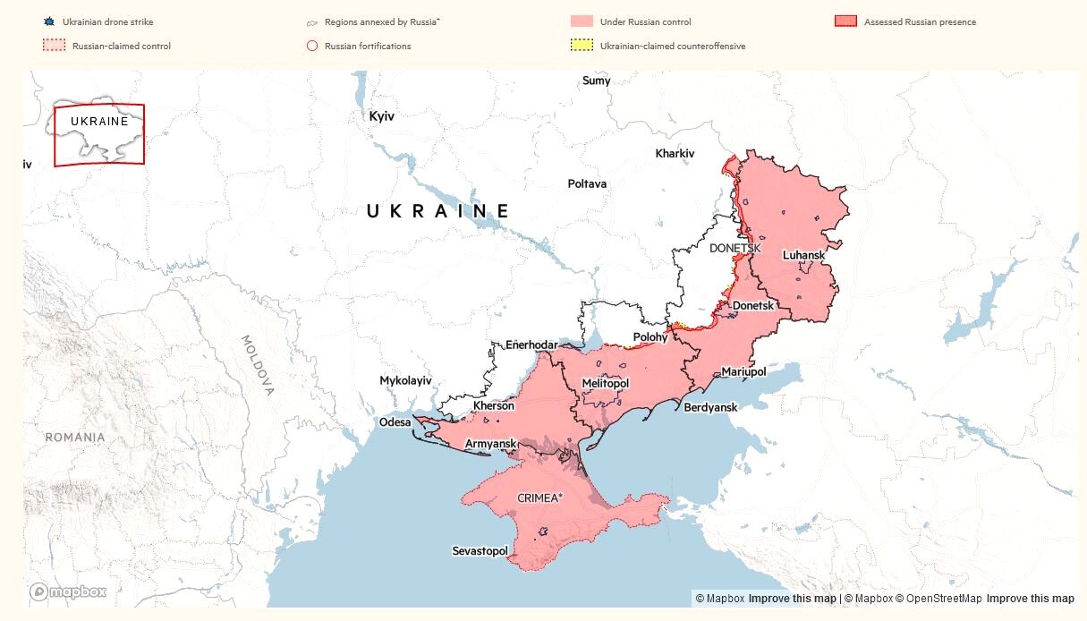 ukraine frontlines war russia 2023