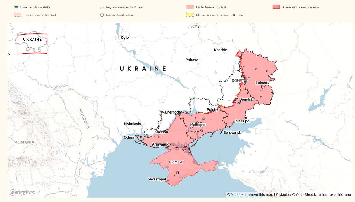 Click to enlarge ukraine frontlines war russia 2023