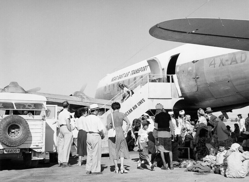 near eastern air transport plane iraqi jews to israel bombings zionist false flag