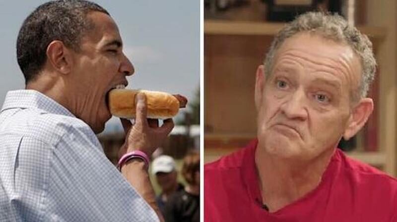 Click to enlarge Obama hotdog