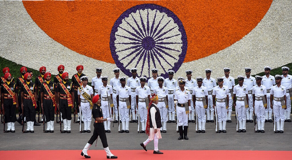 india modi guard of honor bharat