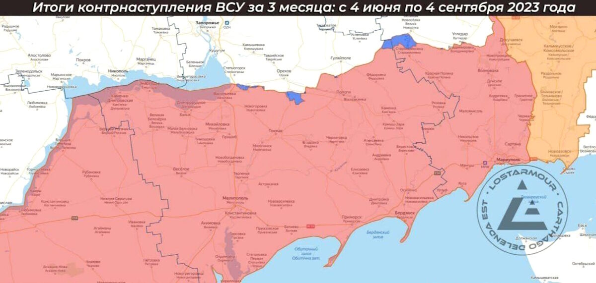 Click to enlarge ukraine territory gains august 2023