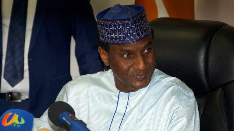 Niger’s transitional Prime Minister Ali Mahamane Lamine Zeine.