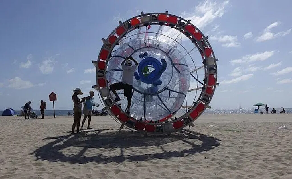 Florida man rescued AGAIN while attempting to cross Atlantic in floating hamster wheel