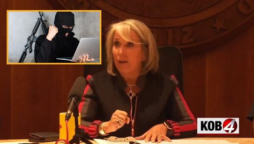 New Mexico Governor Michelle Lujan Grisham satire