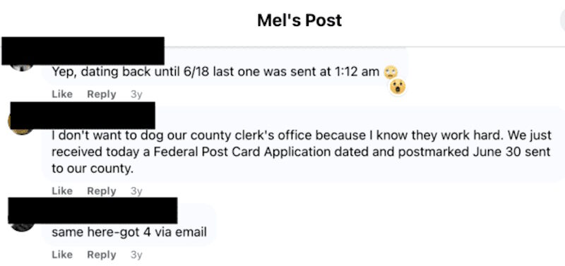 Click to enlarge michigan late voter registration texts