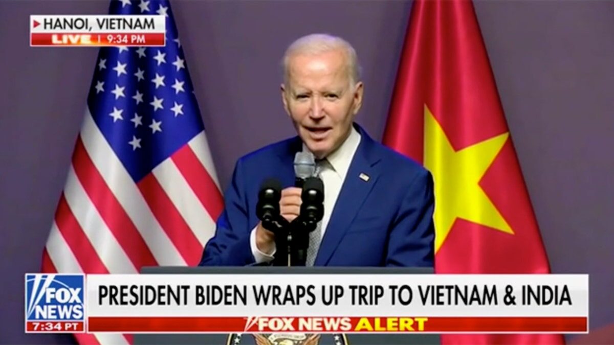 Click to enlarge Biden cut off press conference hanoi vietnam ended