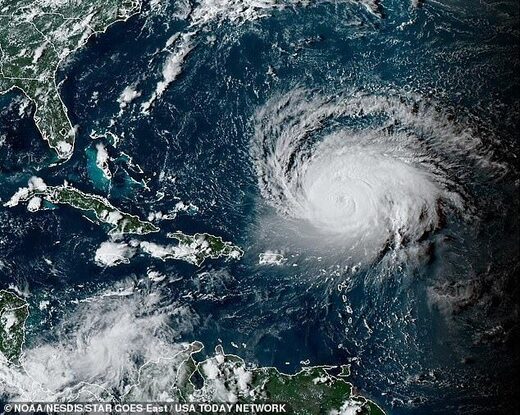 Click to enlarge hurricane Lee 2023