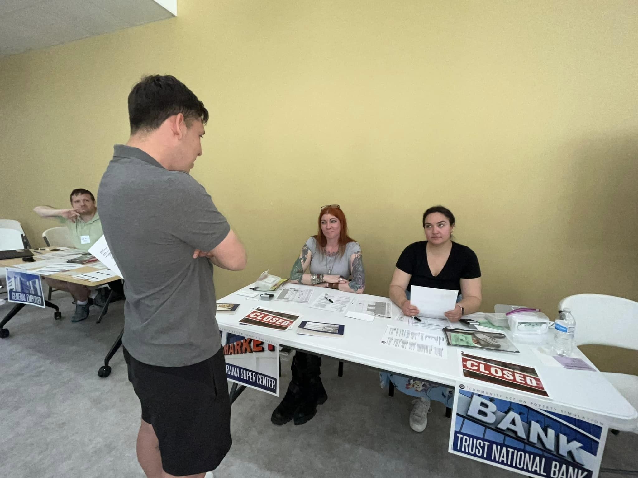 poverty simulation event Alliance for Human Services.