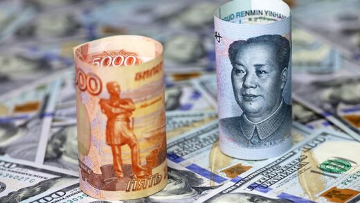ruble yuan Russian Chinese currency