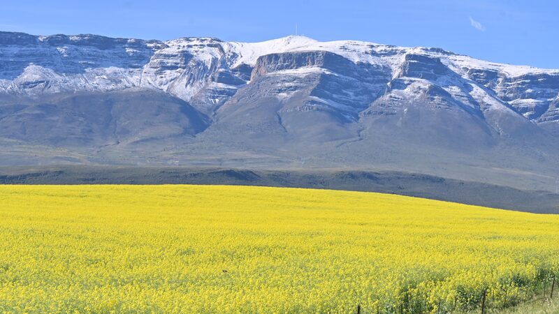 Snow in Ceres mountains