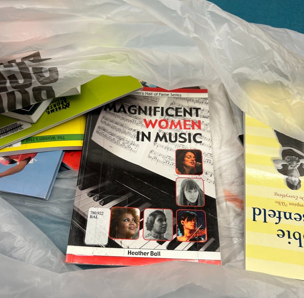 Libraries Not Landfills, Magnificent women in music, banned books