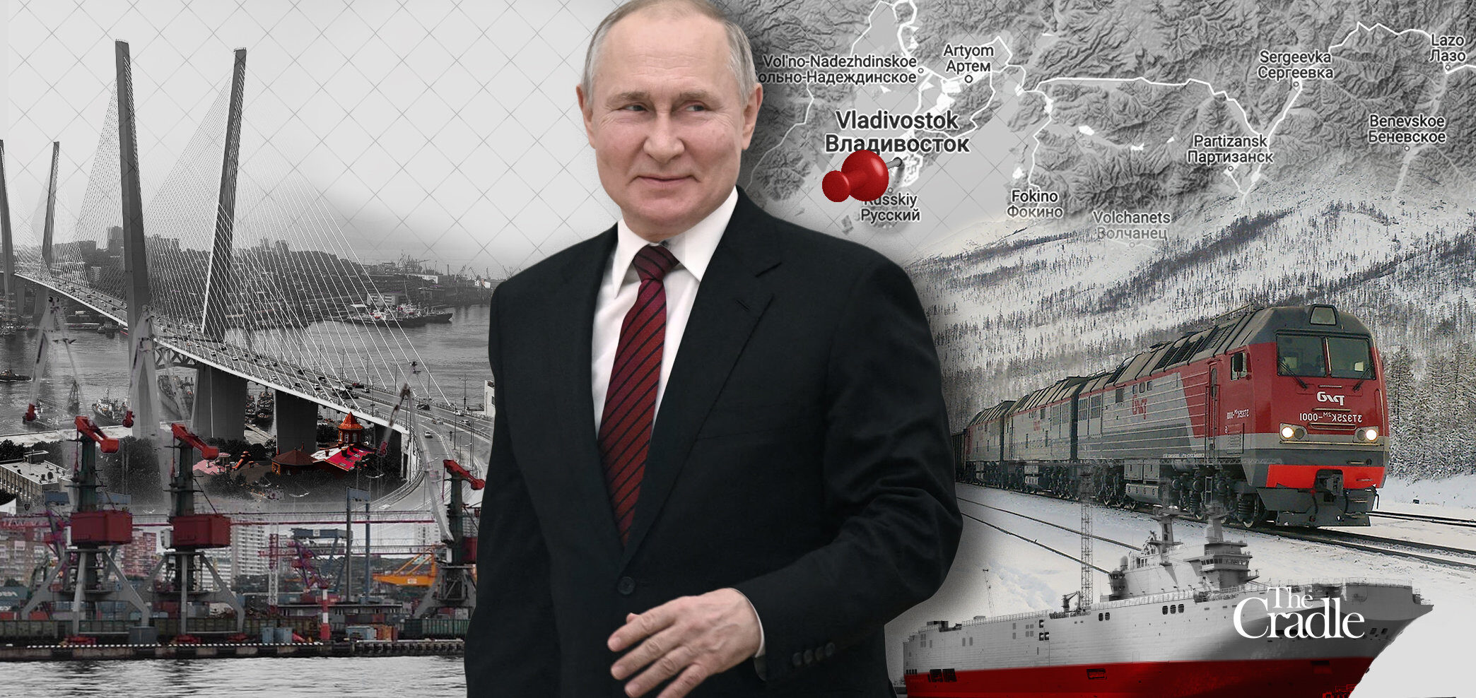 Click to enlarge Putin in Vladivostok