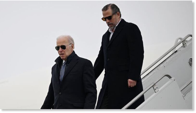 Click to enlarge joe hunter biden irs investigate tax fraud