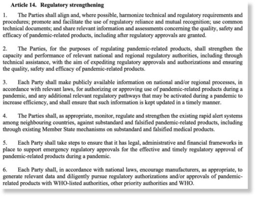 Regulatory Strengthening