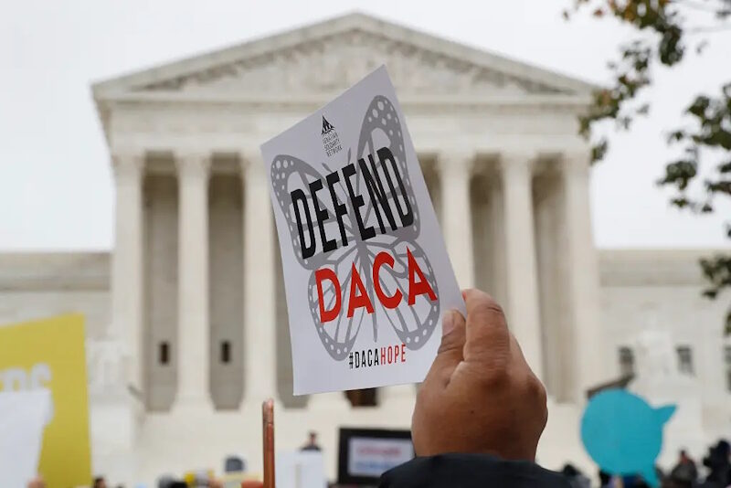 daca protest illegal migrants children