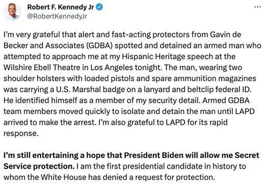 rfk jr message