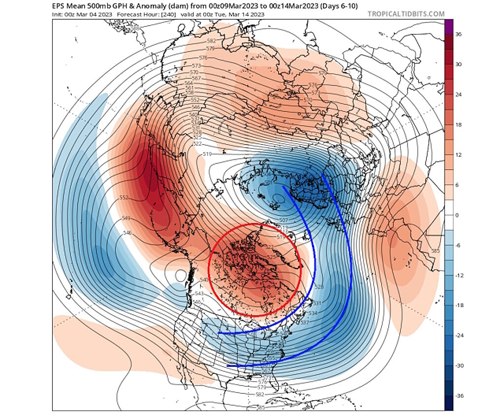 Click to enlarge winter polar vortex 2022 sudden stratospheric warming cold air