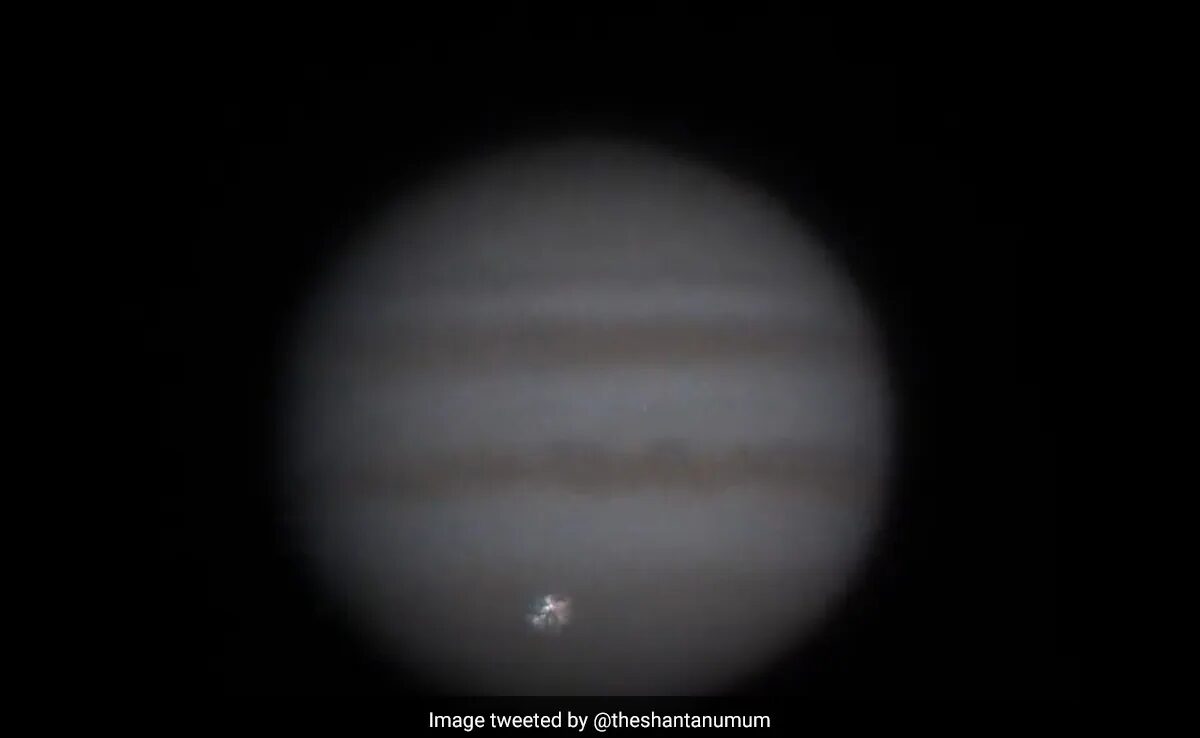 Fireball on Jupiter