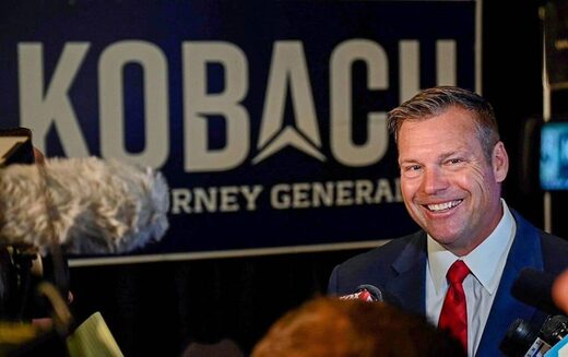 Click to enlarge Kansas Attorney General Kris Kobach