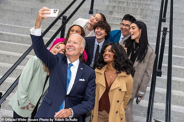 Biden digital content creators tiktok