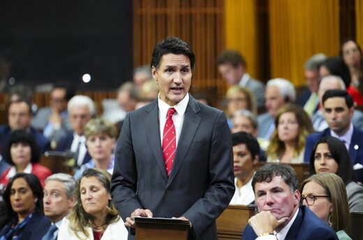 Click to enlarge Prime Minister Justin Trudeau