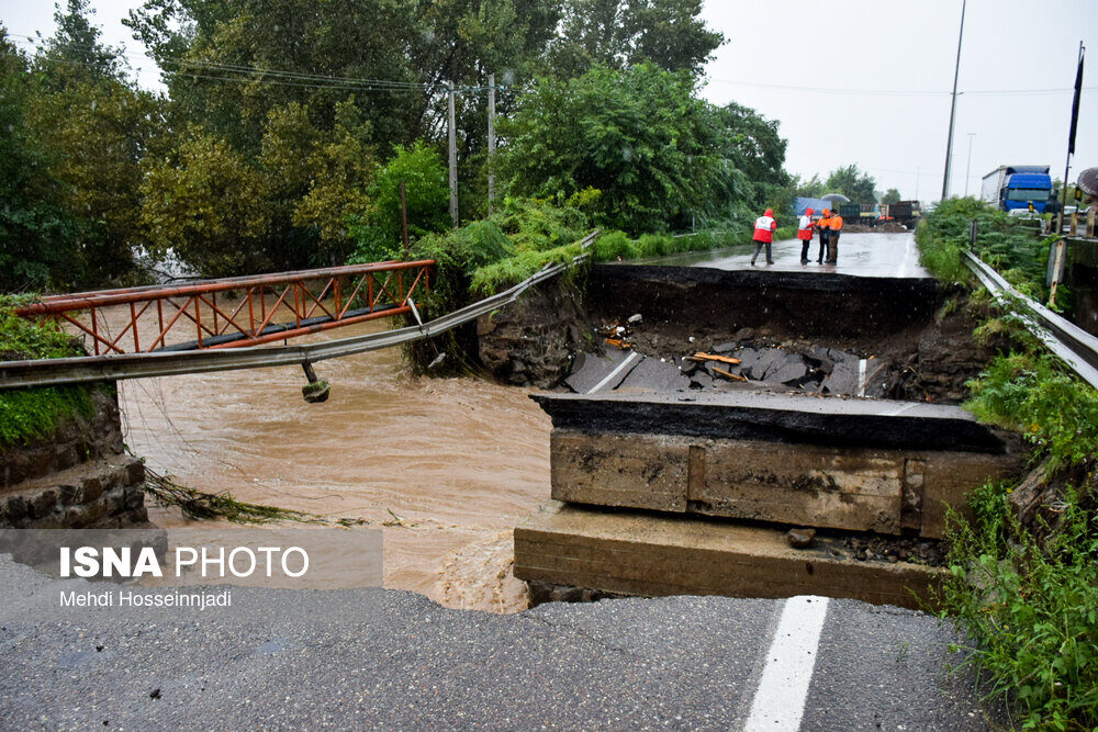 Heavy rains have triggered a flood in the northern Iranian city of Astara, along the Caspian Sea.