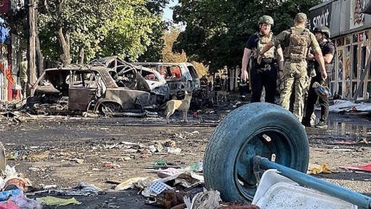 Click to enlarge Konstantinovka missile strike ukraine buk
