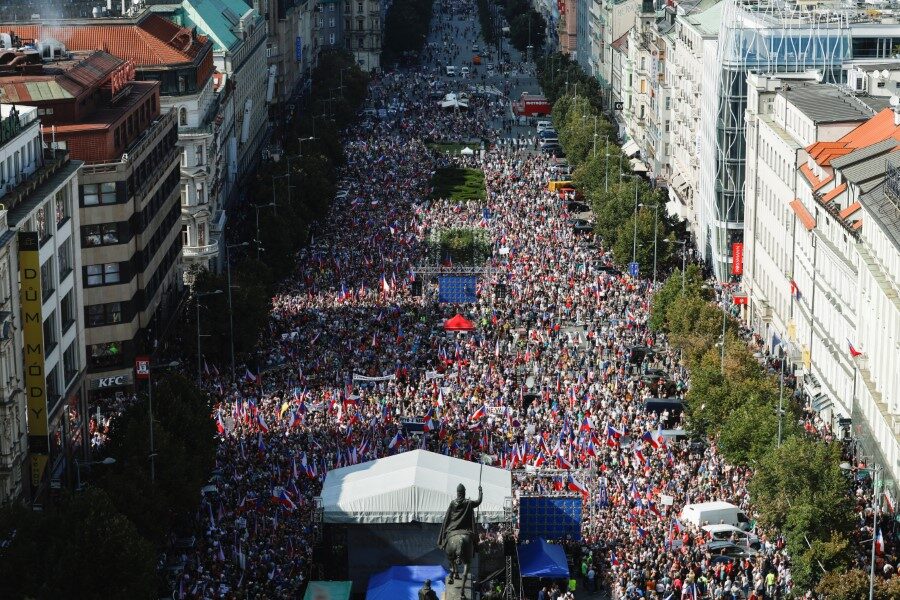 prague protest