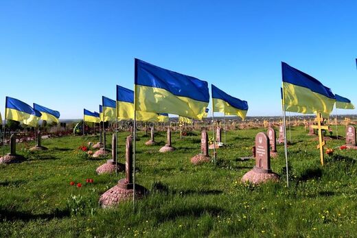 ukraine military graveyeard