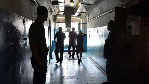 Lukyanivska prison in Kiev, Ukraine.