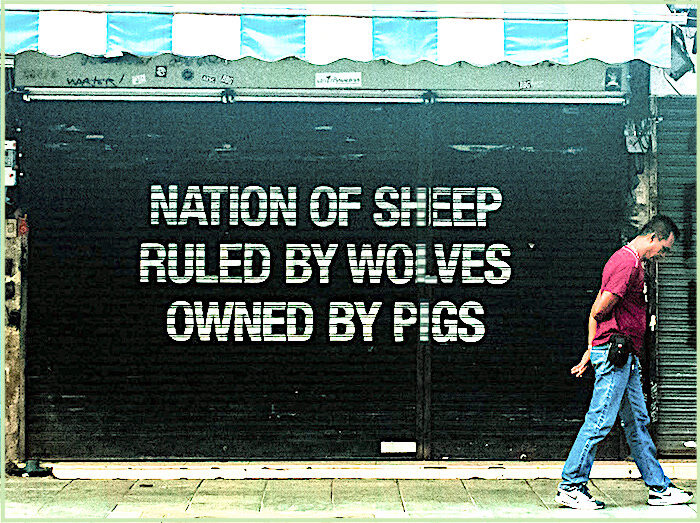 sign on wall