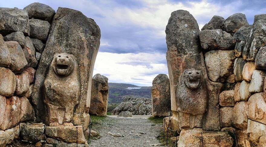 Lion Gate Hattuşa Capital of Hittite Empire, Çorum