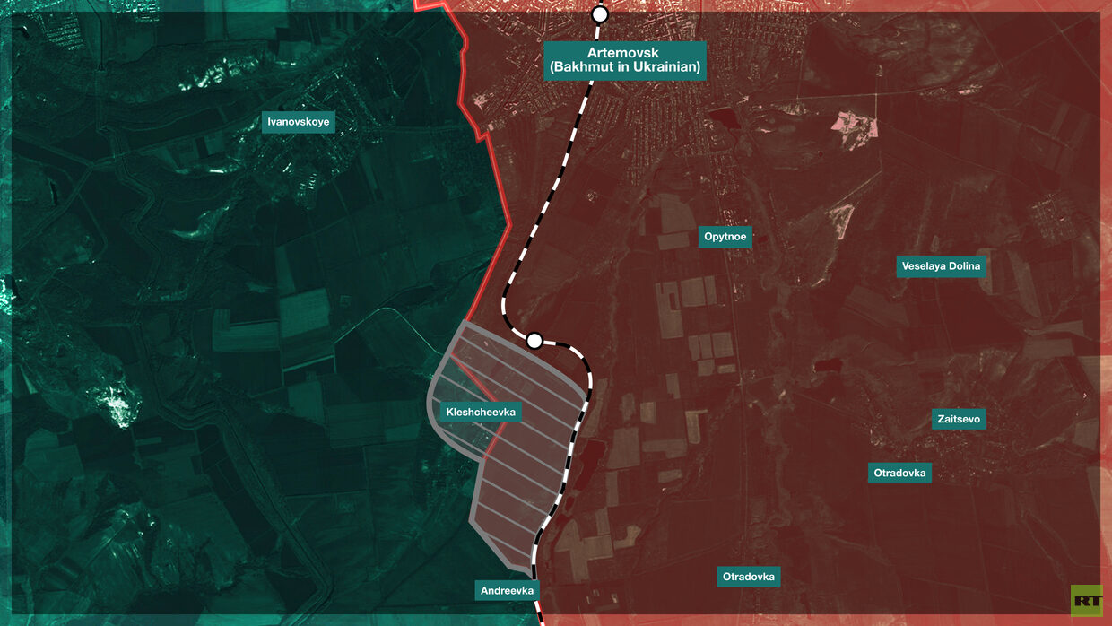 Artemovsk frontline map