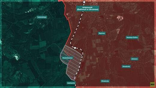 Artemovsk frontline map