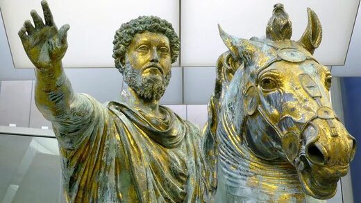 statue of Roman Emperor Marcus Aurelius
