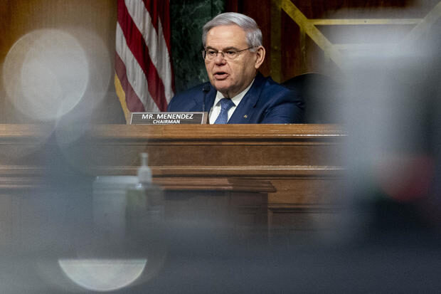 Click to enlarge Sen. Robert Menendez, chairman Senate Foreign Relations Committee