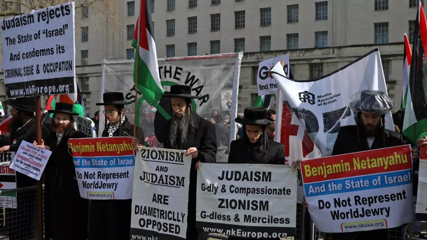 Click to enlarge Demonstrators protest on Whitehall