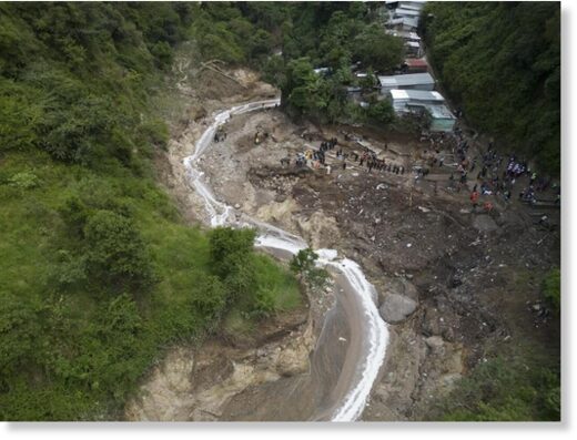 Click to enlarge The Naranjo River moves through the