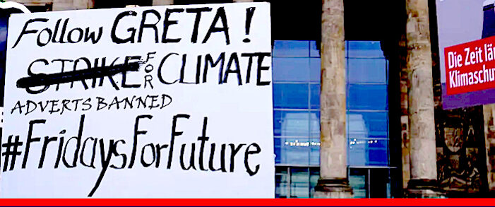 Click to enlarge Greta sign