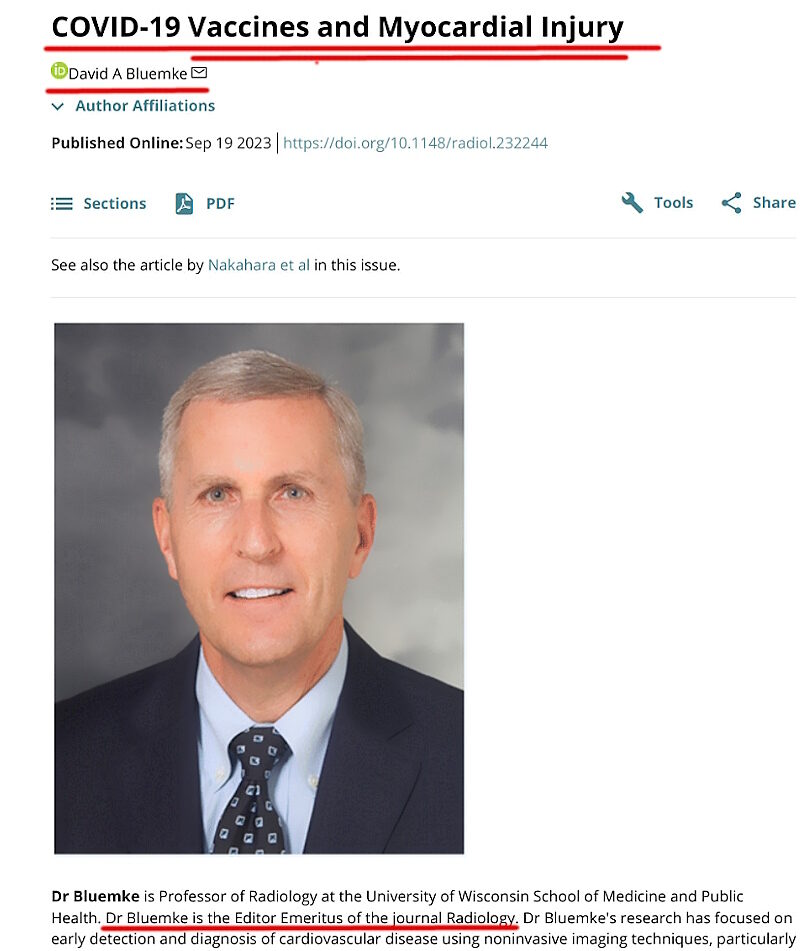 Click to enlarge David Bluemke study heart damage covid vaccine