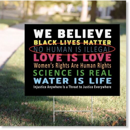 in this house sign