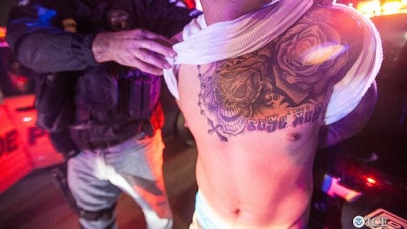 Click to enlarge gang tattoo