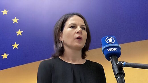 Click to enlarge German Foreign Minister Annalena Baerbock
