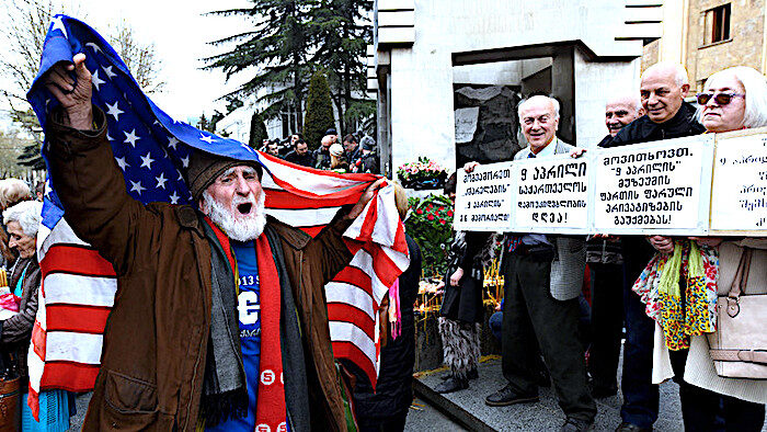 Click to enlarge flag bearer