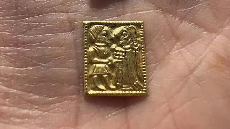 gullglubber gold figures norway frey gerd pagans