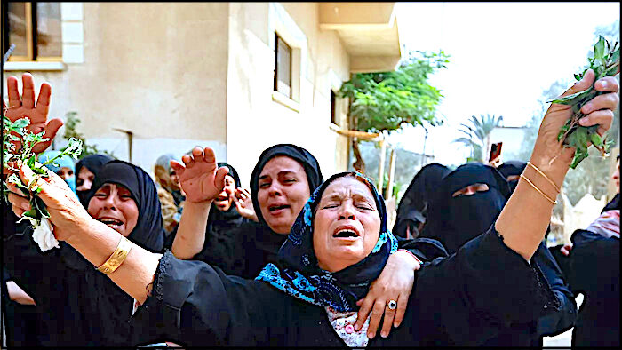 Click to enlarge Mourners